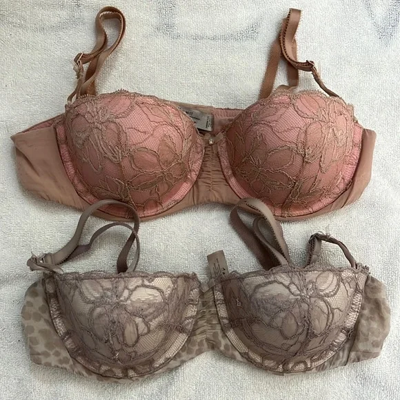 Victoria’s Secret Demi Tulip Balconette padded lace bra - Picture 1 of 11